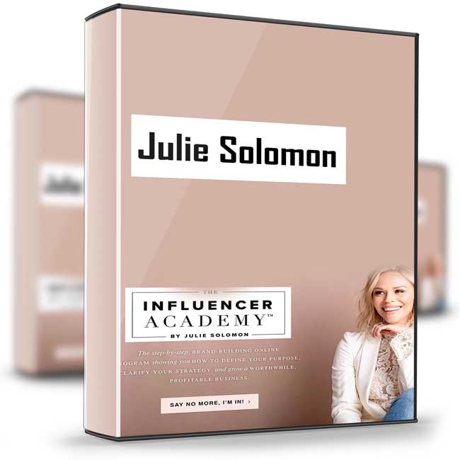 The Influencer Academy – Julie Solomon 1 The Influencer Academy – Julie Solomon