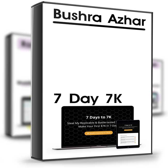 7 Day 7K – Bushra Azhar 1 7 Day 7K – Bushra Azhar