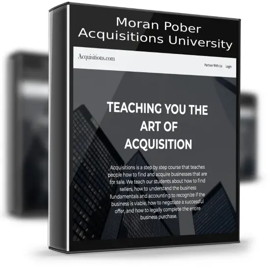 Moran Pober – Acquisitions University 1 Moran Pober – Acquisitions University
