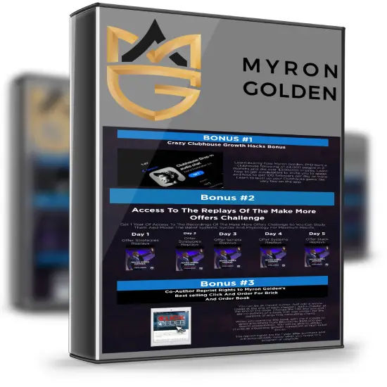 Myron Golden – Mastery Boot Camp 1 Myron Golden – Mastery Boot Camp