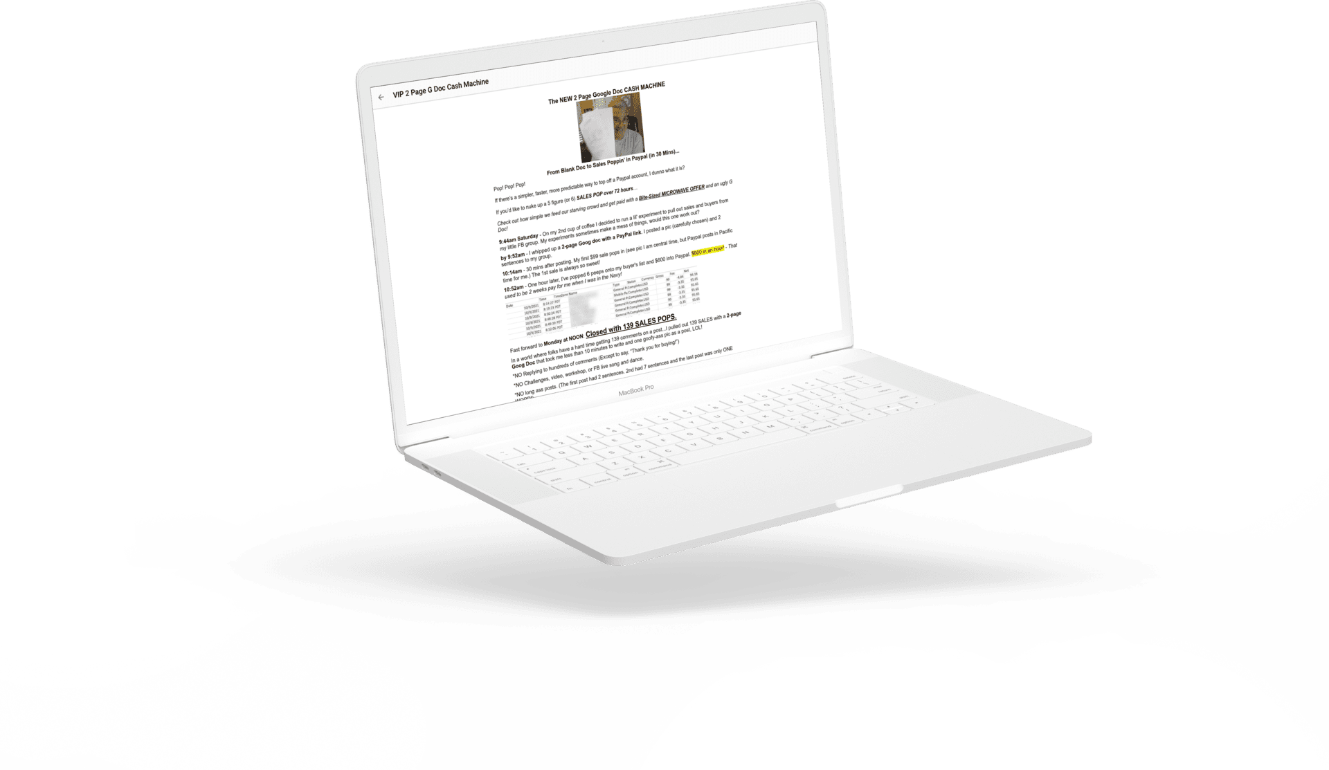 Travis Sago – 2 Page Google Doc Cash Machines (Ferrari) 1 Travis Sago – 2 Page Google Doc Cash Machines (Ferrari)