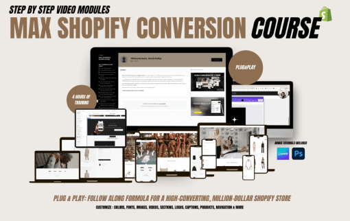 David Kollar – Max Conversion Shopify Course 1 David Kollar – Max Conversion Shopify Course