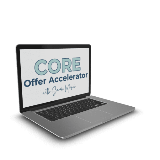Sarah Masci – Core Offer Accelerator 1 Sarah Masci – Core Offer Accelerator